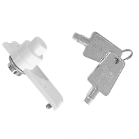 Nisbets Essentials AL112 Lock and Key for Chest Freezer Replacement Spare Part (Fits DA536)