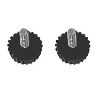 Polar AL234 Replacement Feet (2 Pack) For Display Fridge Spare Part (Fits GE819)