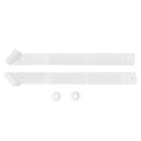 Bolero AL354 Feet with Plastic Strip for Stacking Chair, Replacement Spare Part (4 Pack) (Fits GK991)