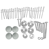 Bolero AL355 Screw Set for Aluminium Stacking Chairs - Replacement Spare Part (Fits U419)