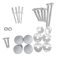 Bolero AL356 Spare Screw Set For Round Flip Top Table Replacement Spare Part (Fits U507)