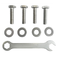Bolero AL367 Screw Set for Square Steel & Acacia Table Replacement Spare Part (Fits DS157)