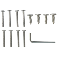 Bolero AL368 Replacement Screw Set for Square Steel & Acacia Table (Fits DS152)