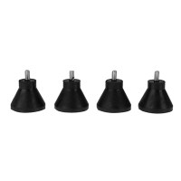 Buffalo AM305 Rubber Feet (4 Pack) Replacement Spare Part for Meat Mincer & Veg Prep Machine (Fits CH134, CH423)