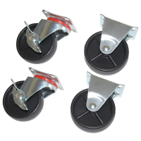 Polar AM400 Standard & Braked Castors (4 Pack) For Beer Fridge Replacement Spare Part (Fits GE632)