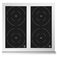 Buffalo AN876 Ceramic Glass & Stainless Steel Top Cover For Induction Hob Replacement Spare Part (Fits CU488)