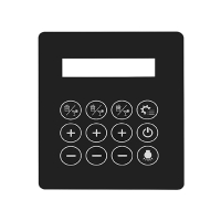 Polar AS207 Replacement Controller Sticker for U-Series Slush Machine (Fits UA046)