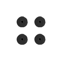 Buffalo AS317 Rubber Feet (4 Pack) for Water Boiler Replacement Spare Part (Fits CJ787)