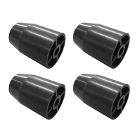 Polar AS438 Nylon Feet (4 Pack) for Ice Cream Maker Replacement Spare Part (Fits UA034)