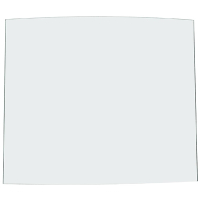 Buffalo AS759 Door Glass For Heated Multideck Food Merchandiser Replacement Spare Part (Fits HW922)