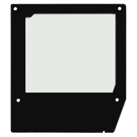 Polar AS793 Left Glass Panel for G-Series Countertop Display Fridge Spare Part (Fits PG003, PG004)