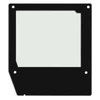 Polar AS794 Right Hand Glass Panel For G-Series Countertop Display Fridge Spare Part (Fits PG003, PG004)