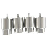 Buffalo AS810 Adjustable Feet (4 Pack) for Door Plate Warmers Spare Part (Fits GP451, GP452)