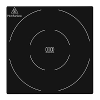 Buffalo AS876 Replacement Ceramic Glass Spare Part for Induction Hob (Fits HZ897)