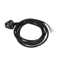 Buffalo AT067 Supply Cable With UK Plug for Bains Marie & Chip Scuttle Replacement Spare Part (Fits CU479 & CU480)