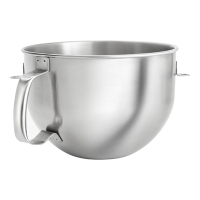KitchenAid AT342 5.6Ltr Brushed Bowl 5KSMB60 For Bowl Lift Stand Mixer, Replacement Spare Part (Excludes 5KPM5 & 5KSM7990X)