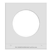 Eddie AT726 80mm Circle Manual Tray Spare Part for Food Printer (Fits HZ179)
