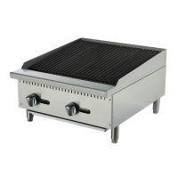 Commercial Gas Chargrill | 2 Burner Heavy Duty Chargrill | Natural Gas Countertop Grill | Blaze CRB24N