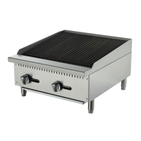 Commercial Gas Chargrill | Heavy Duty 2 Burner | LPG Countertop | Blaze CRB24P