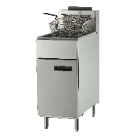 Commercial Twin Basket Gas Fryer | Natural Gas Fryer | 23 Litre Capacity | Blaze BF40N