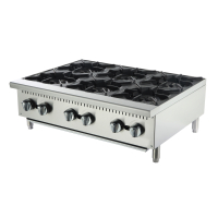 Commercial Gas Hob | 6 Burner Range | Professional Cooking Surface | Blaze BLZ-6B