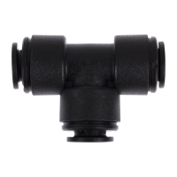 Buffalo AU223 T-Piece Connector 8mm for Combi Ovens, Replacement Spare Part (Fits CK110, HX568, CK079)