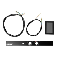 Buffalo AU280 Front Sticker for Convection Oven Replacement Spare Part (Fits CU769, HZ488)