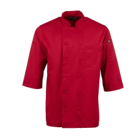 Commercial Chef Jacket | Unisex Kitchen Uniform | Red | Chef Works B106-M