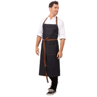 Bib Apron | Memphis Indigo Apron | Professional Kitchen Workwear | Chef Works B341