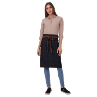 Bistro Apron | Restaurant Uniform | Indigo Blue | Chef Works Memphis B345