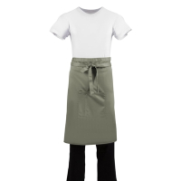 Bistro Apron | Regular Waiters Apron | Olive Green | Whites B434