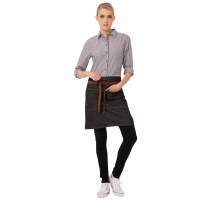 Half Bistro Apron | Memphis Bib Apron | 73 x 69cm | Chef Works B587