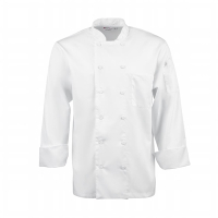 Commercial Chef Jacket | Cool Vent Unisex Chef Coat | White | Chef Works B649-M
