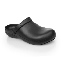 Commercial Chefs Clog | Kitchen Work Shoe | Black Non-Slip Footwear | B979-3637