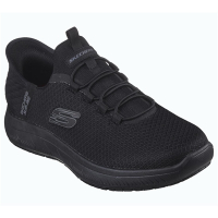 Commercial Slip On Work Shoes | Non Slip Trainers | Black Size 41 | Skechers BA068-41