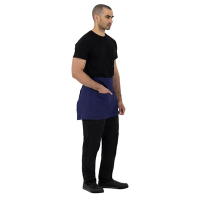 Commercial Waist Apron | Cotton Canvas Apron | Navy | Southside BA118
