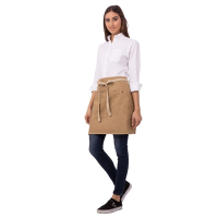 Half Bistro Apron | Denim Waist Apron | Natural Color | Chef Works Austin BB019