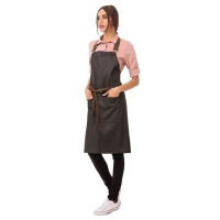Boulder Bib Apron | Wet Look Chef Apron | Professional Kitchen Wear | Chef Works BB020