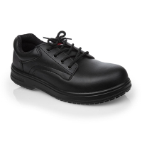 Commercial Safety Shoes | Basic Toe Cap Work Shoes | Black Size 39 | Slipbuster BB497-39