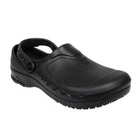 Commercial Non Slip Clogs | Work Shoes | Black Size 39 | Shoes for Crews BB569-39