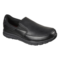 Commercial Slip On Shoe | Slip Resistant Work Shoe | Size 41 | Skechers BB676-41