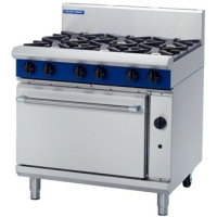 Commercial Gas Oven Range | Natural Gas Oven | 6 Burner Cooker | Blue Seal G506D-NAT
