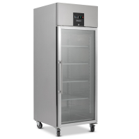 Commercial Single Glass Door Gastronorm Freezer | Ventilated Catering Freezer | 650L Capacity | Blizzard BF1SSCR