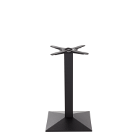 Cast Iron Table Base | Pyramid Dining Table Base | 730mm Medium Height | Black