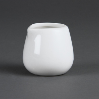 Porcelain Jug | White Compact Milk Jug | 228ml Capacity | Olympia C205