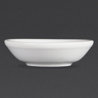 Soy Dishes | Porcelain Dipping Bowls | 70mm Whiteware | Olympia C320