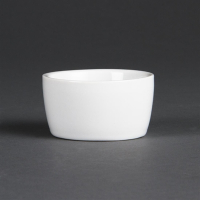 Butter Dish | Porcelain Whiteware | 62mm Diameter | Olympia C345