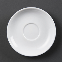Espresso Saucers | Porcelain Coffee Saucers | Whiteware Collection | Olympia CB465