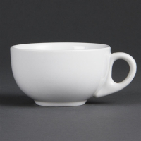 Cappuccino Cups | Whiteware Porcelain Coffee Cups | 200ml/7oz Capacity | Olympia CB469
