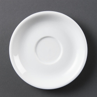 Cappuccino Saucers | Coffee Cup Saucers | Porcelain Whiteware | Olympia CB470